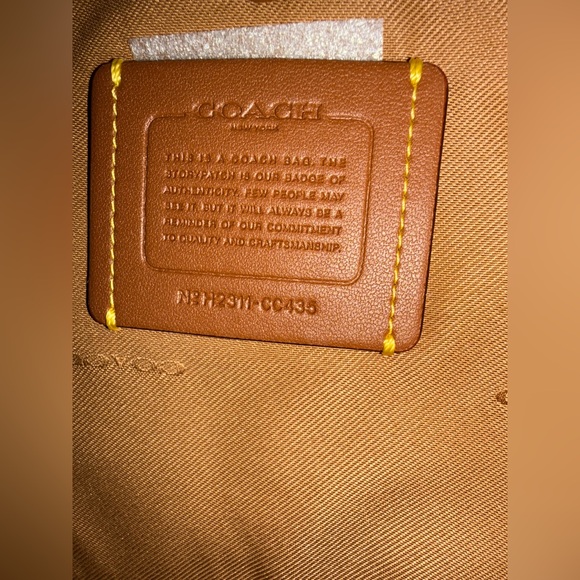 Coach Black Cary Shoulder Bag gunmetal NWT - Picture 10 of 15